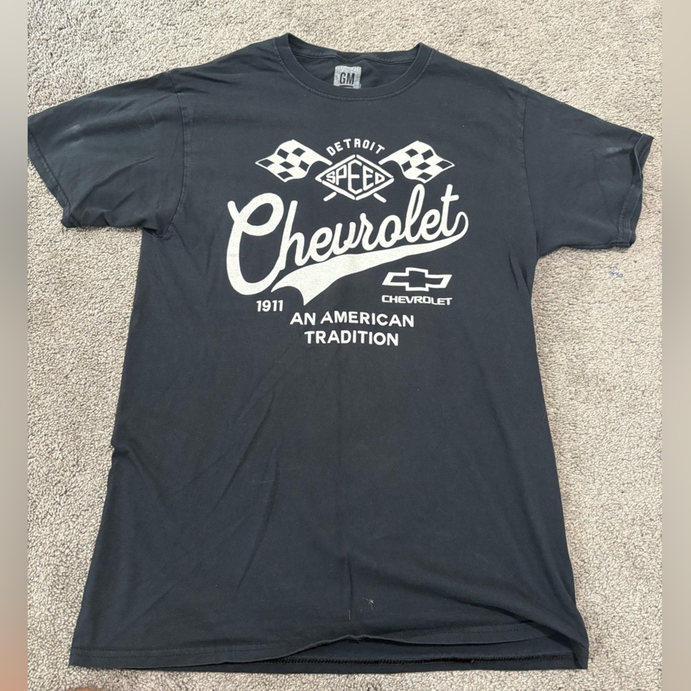 Chevrolet Detroit GM Tee Men’s Size M Worn Chevy